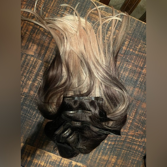 Bellami Dark Brown Ombre Hair Extensions - Picture 3 of 7